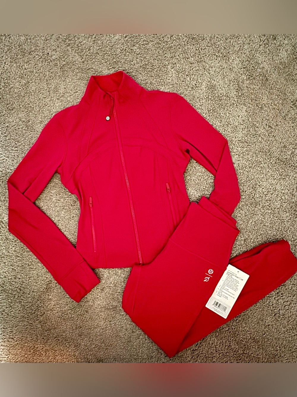 Lululemon Cropped Define Jacket & Align Leggings Set